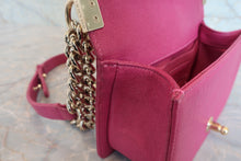 Load image into Gallery viewer, CHANEL LeBOY CHANEL chain shoulder bag Caviar skin Pink/Gold hadware Shoulder bag 800030161
