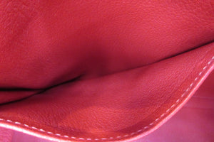 HERMES／エルメス ケリー35 トリヨンクレマンス ルージュカザック □Q刻印 ショルダーバッグ 700030078