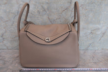 将图片加载到图库查看器，HERMES LINDY 34 Clemence leather Gris tourterelle □K刻印 Shoulder bag 600080037
