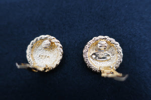 CHANEL CC mark earring Gold plate Gold Earring 500100070