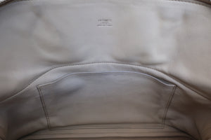HERMES／BOLIDE 31 Clemence leather Craie D Engraving Shoulder bag 700100058