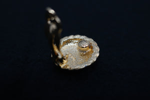 CHANEL CC mark earring Gold plate Gold Earring 500100070