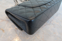 Load image into Gallery viewer, CHANEL Matelasse Double Flap Double Chain shoulder bag Caviar skin Black/Silver hardware Shoulder bag 800090199
