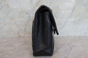 CHANEL/シャネル マトラッセWフラップWチェーンショルダーバッグ ラムスキン ブラック/ゴールド金具 ショルダーバッグ 700070152