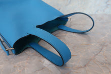 Load image into Gallery viewer, HERMES PICOTIN LOCK PM Clemence leather Blue zanzibar A Engraving Hand bag 700110157
