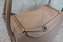 将图片加载到图库查看器，HERMES LINDY 34 Clemence leather Gris tourterelle □K刻印 Shoulder bag 600080037
