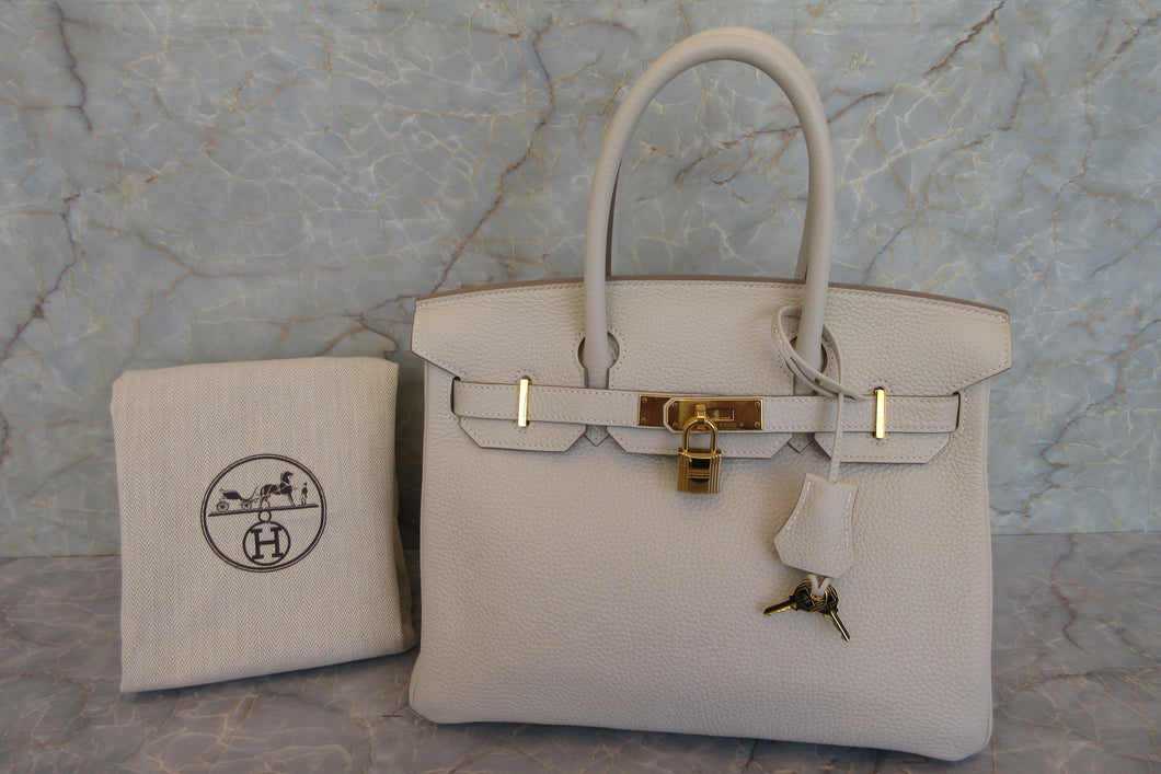 HERMES／エルメス バーキン30 トゴ クレ A刻印 ハンドバッグ 700070176
