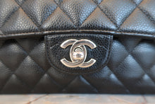 Load image into Gallery viewer, CHANEL Matelasse Double Flap Double Chain shoulder bag Caviar skin Black/Silver hardware Shoulder bag 800090199
