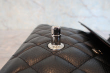 Load image into Gallery viewer, CHANEL Matelasse Double Flap Double Chain shoulder bag Caviar skin Black/Silver hardware Shoulder bag 800090199
