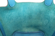 Load image into Gallery viewer, HERMES PICOTIN LOCK PM Clemence leather Blue zanzibar A Engraving Hand bag 700110157
