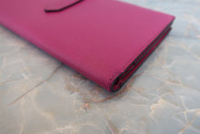 画像をギャラリービューアに読み込む, HERMES／エルメス ベアンスフレ ヴォーエプソン ローズパープル C刻印 財布 800020174
