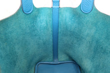 Load image into Gallery viewer, HERMES PICOTIN LOCK PM Clemence leather Blue zanzibar A Engraving Hand bag 700110157

