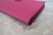 画像をギャラリービューアに読み込む, HERMES／エルメス ベアンスフレ ヴォーエプソン ローズパープル C刻印 財布 800020174
