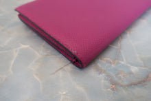 画像をギャラリービューアに読み込む, HERMES／エルメス ベアンスフレ ヴォーエプソン ローズパープル C刻印 財布 800020174
