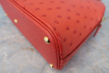 將圖片載入圖庫檢視器 HERMES／エルメス ボリード27 オーストリッチ ルージュ □B刻印 ショルダーバッグ 800060122
