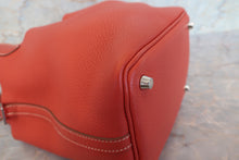 Load image into Gallery viewer, HERMES PICOTIN LOCK PM Clemence leather Sanguine □O Engraving Hand bag 700100103

