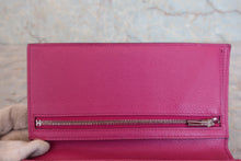 画像をギャラリービューアに読み込む, HERMES／エルメス ベアンスフレ ヴォーエプソン ローズパープル C刻印 財布 800020174
