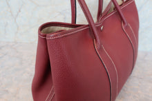 Load image into Gallery viewer, HERMES  GARDEN PARTY PM Negonda leather Rouge H □K Engraving Tote bag 700110139

