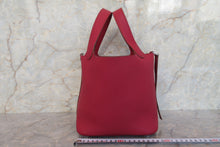 画像をギャラリービューアに読み込む, HERMES／エルメス ピコタンロックＰＭ トリヨンクレマンス ルビー □R刻印 ハンドバッグ 700100205
