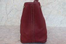 Load image into Gallery viewer, HERMES  GARDEN PARTY PM Negonda leather Rouge H □K Engraving Tote bag 700110139
