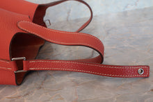 Load image into Gallery viewer, HERMES PICOTIN LOCK PM Clemence leather Sanguine □O Engraving Hand bag 700100103

