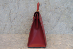 HERMES／エルメス ケリー32 リセ ルージュヴィフ □F刻印 ハンドバッグ 700050214
