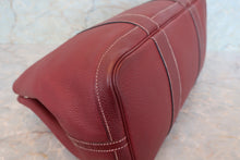 Load image into Gallery viewer, HERMES  GARDEN PARTY PM Negonda leather Rouge H □K Engraving Tote bag 700110139
