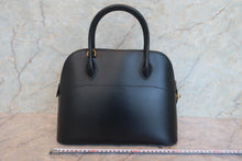 将图片加载到图库查看器，HERMES／BOLIDE 31 Box carf leather Black 〇Y刻印 Hand bag 700120244

