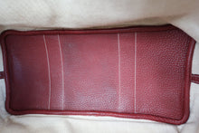 Load image into Gallery viewer, HERMES  GARDEN PARTY PM Negonda leather Rouge H □K Engraving Tote bag 700110139
