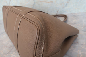 HERMES／エルメス ガーデンパーティPM ネゴンダ エトゥープ X刻印 トートバッグ 700070142