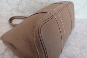HERMES／エルメス ガーデンパーティPM ネゴンダ エトゥープ X刻印 トートバッグ 700070142