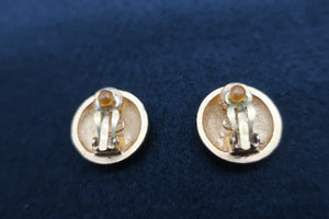 CHANEL CC mark earring Gold plate Gold Earring 500100123