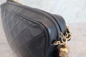 CHANEL/シャネル マトラッセフリンジチェーンショルダーバッグ ラムスキン ネイビー/ゴールド金具 ショルダーバッグ 700060238