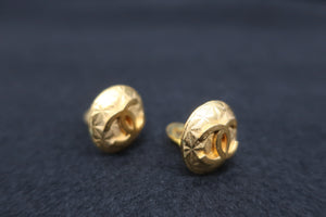 CHANEL CC mark earring Gold plate Gold Earring 500100123