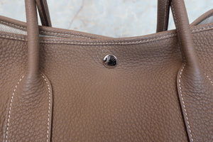 HERMES／エルメス ガーデンパーティPM ネゴンダ エトゥープ X刻印 トートバッグ 700070142