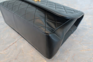 CHANEL/シャネル マトラッセチェーンショルダーバッグ ラムスキン ブラック/ゴールド金具 ショルダーバッグ 700070272