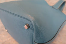 將圖片載入圖庫檢視器 HERMES／エルメス ピコタンＰＭ トリヨンクレマンス ブルージーン □I刻印 ハンドバッグ 800060138
