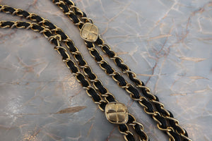 CHANEL/シャネル マトラッセフリンジチェーンショルダーバッグ ラムスキン ネイビー/ゴールド金具 ショルダーバッグ 700060238