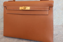 将图片加载到图库查看器，HERMES KELLY 32 Graine Couchevel leather Gold 〇Y刻印 Shoulder bag 600100103
