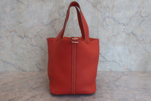 画像をギャラリービューアに読み込む, HERMES／エルメス ピコタンロックＭＭ トリヨンクレマンス サンギーヌ  □P刻印 ハンドバッグ 800020045
