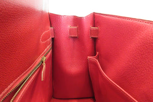 HERMES／エルメス ケリー32 リセ ルージュヴィフ □F刻印 ハンドバッグ 700050214