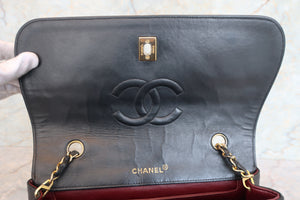 CHANEL/シャネル マトラッセチェーンショルダーバッグ ラムスキン ブラック/ゴールド金具 ショルダーバッグ 700070272