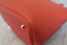 画像をギャラリービューアに読み込む, HERMES／エルメス ピコタンロックＭＭ トリヨンクレマンス サンギーヌ  □P刻印 ハンドバッグ 800020045
