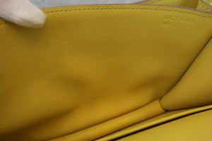 HERMES／エルメス コンスタンス3 ミニ ヴォースイフト ライム D刻印 ショルダーバッグ 700050088