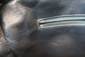 CHANEL/シャネル マトラッセフリンジチェーンショルダーバッグ ラムスキン ネイビー/ゴールド金具 ショルダーバッグ 700060238