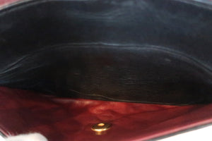 CHANEL Matelasse double flap double chain shoulder bag Lambskin Black/Gold hadware Shoulder bag 600050117