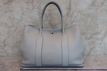 将图片加载到图库查看器，HERMES GARDEN PARTY PM Epsom leather Blue glacier A刻印 Tote bag 600080053
