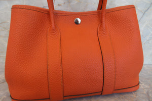 HERMES／エルメス ガーデンパーティTPM ネゴンダ オレンジポピー A刻印 トートバッグ 700020211