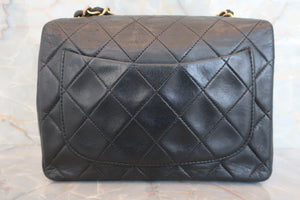CHANEL/シャネル ミニマトラッセシングルフラップチェーンショルダーバッグ ラムスキン ブラック/ゴールド金具 ショルダーバッグ 700060272