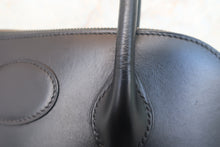 将图片加载到图库查看器，HERMES／BOLIDE 31 Box carf leather Black 〇Y刻印 Hand bag 700120244
